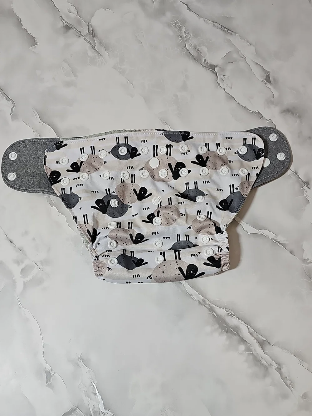 Reusable Pocket Cloth Diaper Adjustable Snaps